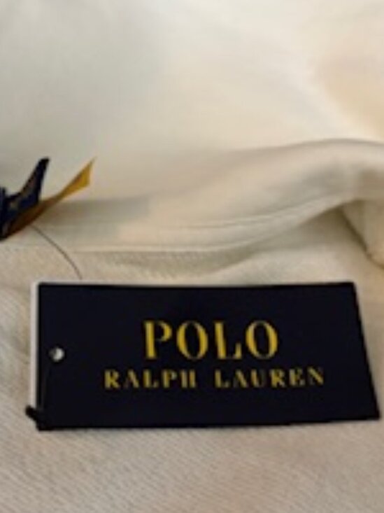 Polo Ralph Lauren Hooded Sweat Suit in Cream Size XXL NWT - Picture 6 of 9